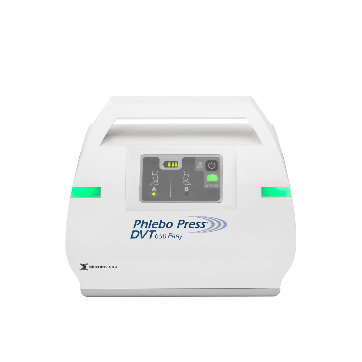 Phlebo Press® DVT 650 Easy — Frontansicht mit Statusanzeige